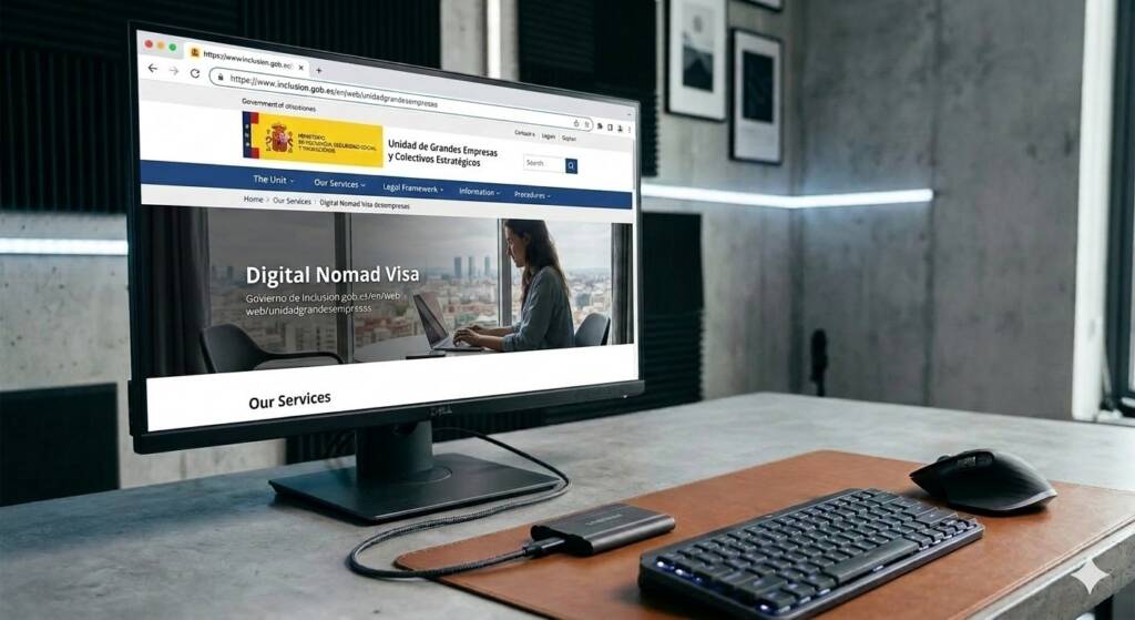 Spain Digital Nomad Visa online application